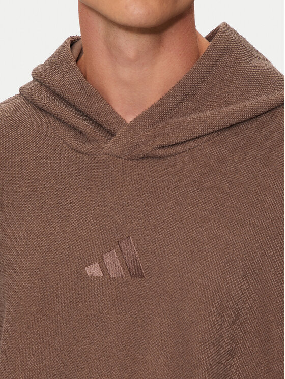 adidas adidas Jopa Elevated ALL SZN Terry Loop IY6578 Rjava Loose Fit