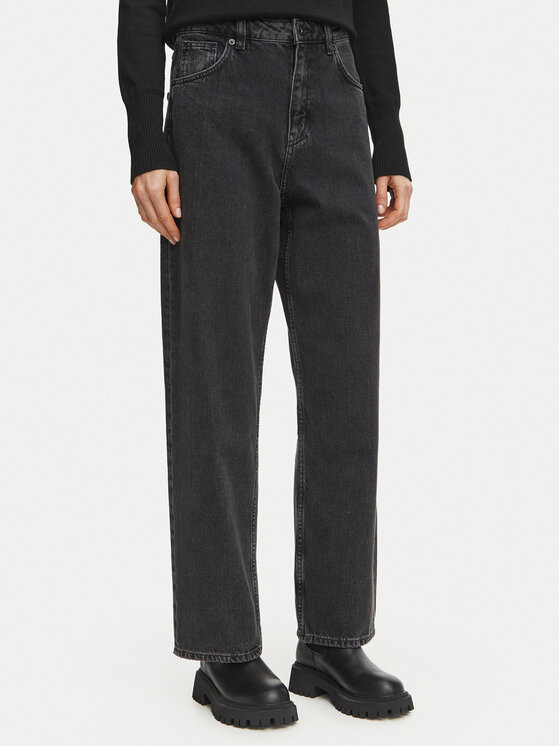 HUGO HUGO Jeansy 50567305 Czarny Straight Leg