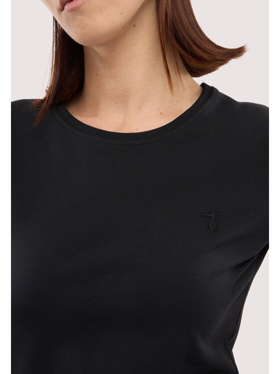 Trussardi Trussardi T-Shirt G1086000240N033 Czarny Regular Fit