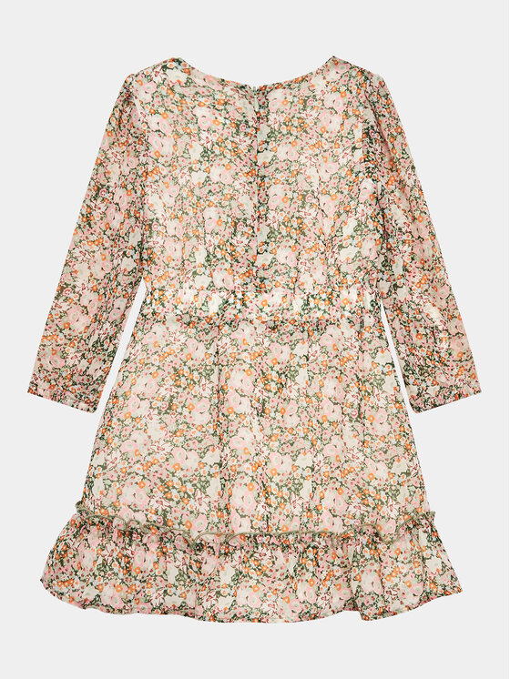 Guess Guess Igapäevane kleit Chiffon K3YK11 WA2T0 Värviline Regular Fit