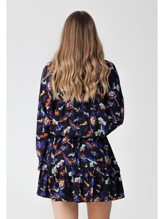 LAURELLA LAURELLA Každodenné šaty 4SS225 Čierna Regular Fit