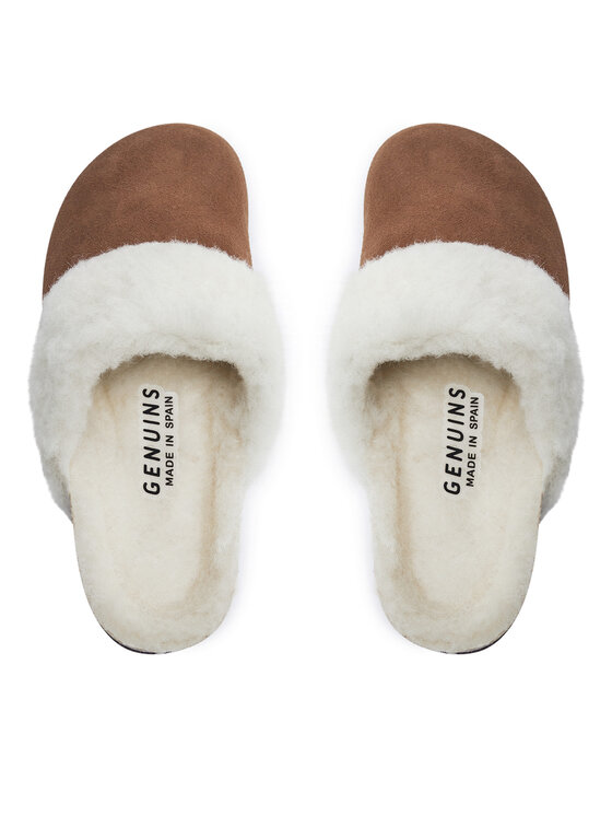 Genuins Genuins Тапочки Reno G105483 Коричневий