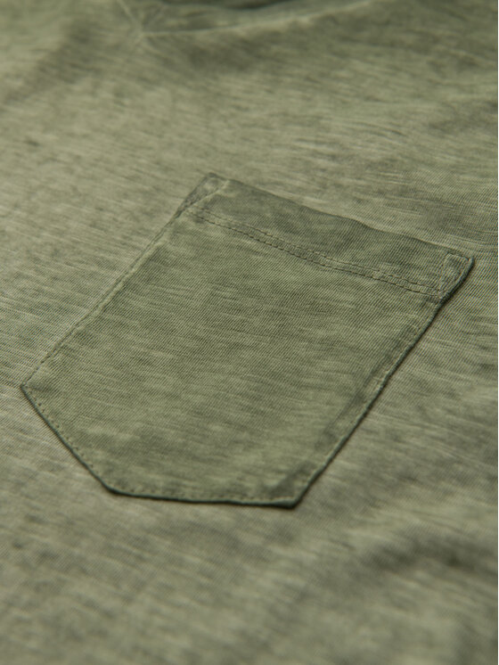 Ombre Ombre T-Shirt OM-TSWT-0242 Khaki Regular Fit