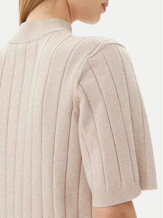 Bruuns Bazaar Bruuns Bazaar Sweater Anemones BBW4521 Bézs Regular Fit