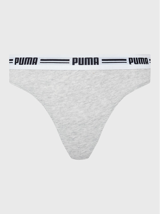 Puma Puma Komplet 2 par stringów 907854 Szary