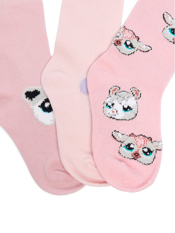 LITTLEST PET SHOP LITTLEST PET SHOP Къси чорапи CEO-ACCCS-AW25-327LPS(3-APCK) Розов