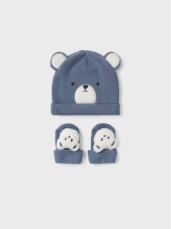 Mayoral Set Mütze und Socken - Kinderkleidung, Größe 3M Blau 9770