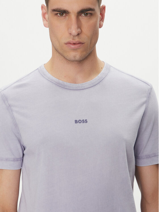 BOSS BOSS T-Shirt Tokks 50502173 Fialová Regular Fit