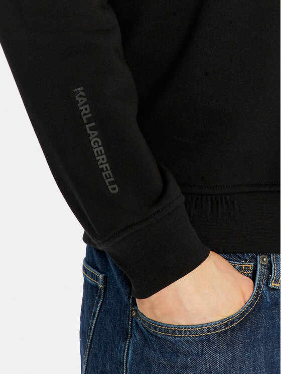 KARL LAGERFELD KARL LAGERFELD Mikina 705710 500900 Černá Regular Fit