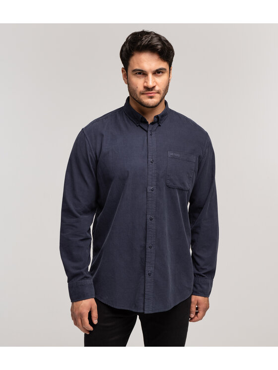 Lee Cooper Lee Cooper Koszula RICARDO 6000 Granatowy Comfort Fit
