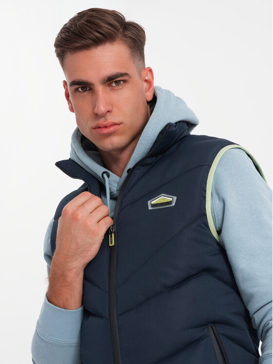 Ombre Ombre Vesta OM-JAVJ-0210 Tmavomodrá Regular Fit