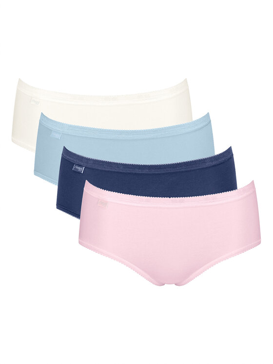 Sloggi Sloggi Set 4 parov spodnjih hlačk Basic 10071781 Pisana