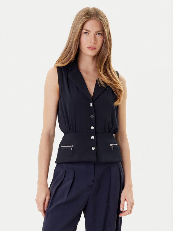 Morgan Morgan Halenka 252-COZIP Tmavomodrá Slim Fit