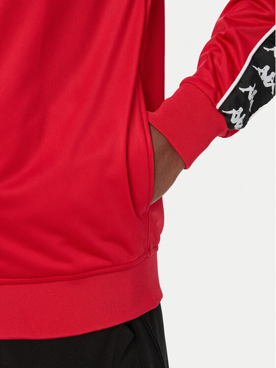 Kappa Kappa Majica dugih rukava 301EFU0 Crvena Regular Fit