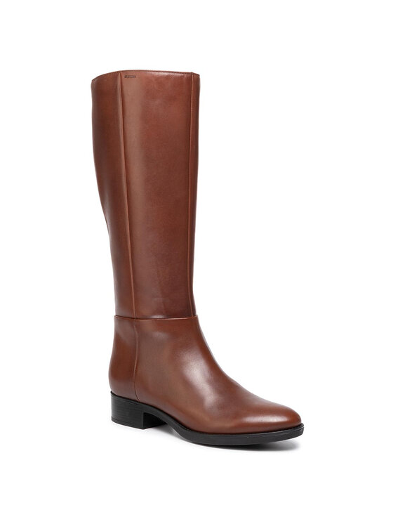 Geox Geox Cizme lungi riding D Felicity D D84G1D 00043 C0013 Maro