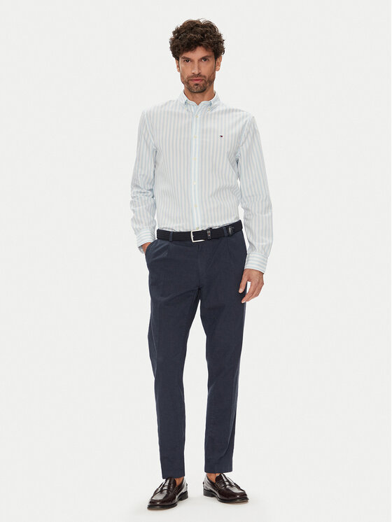 Tommy Hilfiger Tommy Hilfiger Camicia MW0MW39159 Celeste Regular Fit