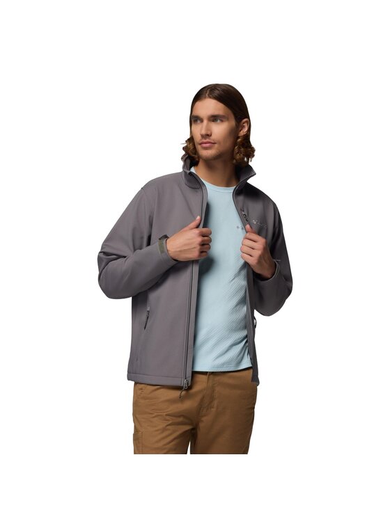 Columbia Columbia Kurtka softshell Ascender Softshell Jacket 1556534023 Szary Regular Fit