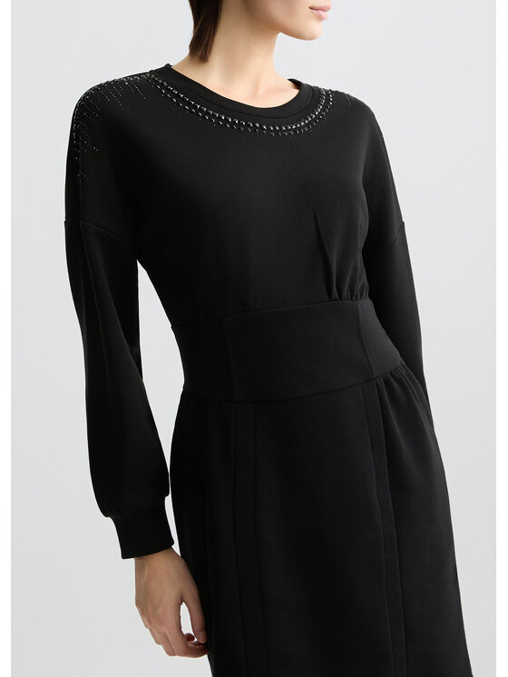 Liu Jo Liu Jo Vestito da giorno TA5044F Nero Regular Fit