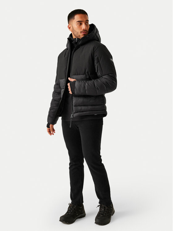 Regatta Regatta Kurtka puchowa Laurade RMN259 Czarny Regular Fit