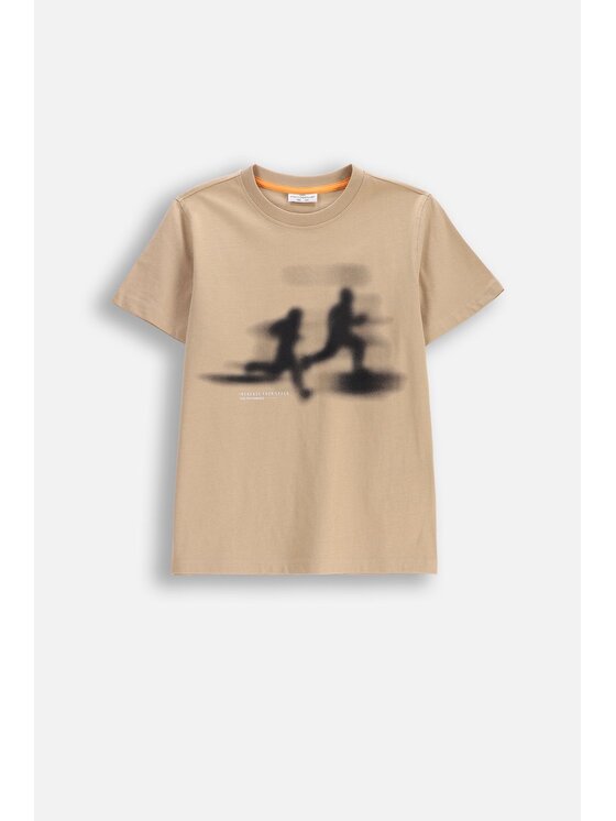 Coccodrillo Coccodrillo T-Shirt WC6143201IBJ-002 Beżowy Regular Fit