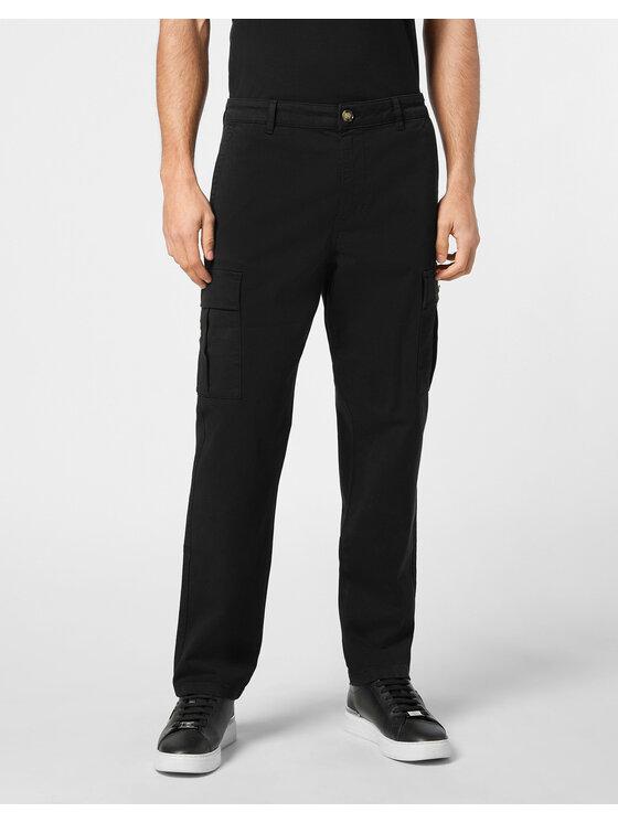 PHILIPP PLEIN PHILIPP PLEIN Cargo kalhoty 23059 Černá Cargo Fit