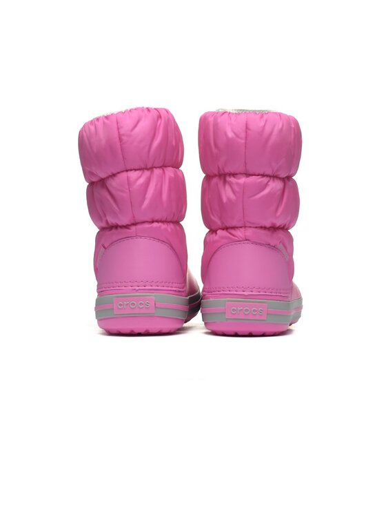 Crocs Crocs Śniegowce Winter Puff Boot Kid's Różowy