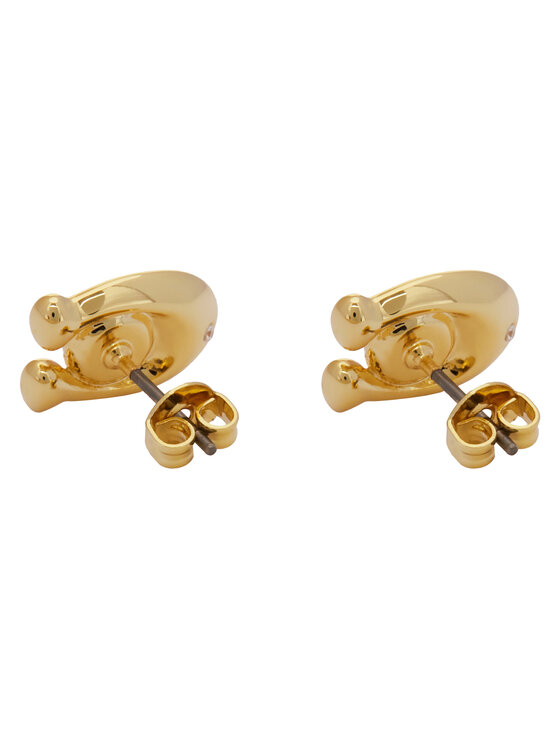 Coach Coach Обици Pearl Signature C Stud Earrings 37341922GLD651 Златист