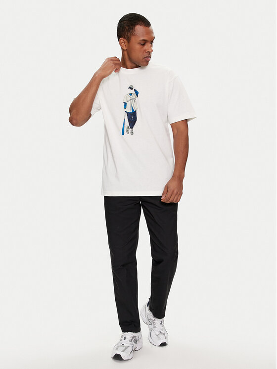 New Balance New Balance Tricou Basketball Style MT41577 Alb Relaxed Fit
