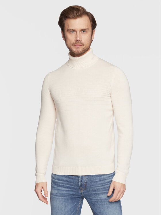 Hugo Rolák Siso 50474822 Écru Slim Fit | Modivo.sk