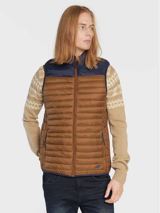 Blend Blend Vestă 20714367 Maro Regular Fit