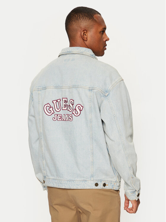 Guess Guess Geacă de blugi M4BN38 D5DO1 Albastru Regular Fit