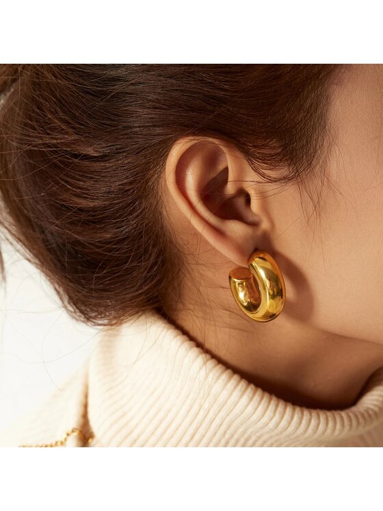 Fugart Fugart Kolczyki FUGJDE201897 Złoty