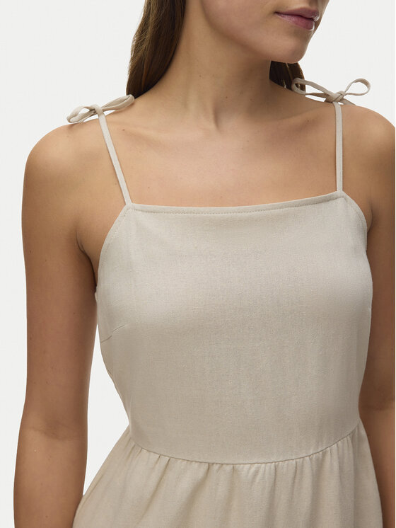 Vero Moda Vero Moda Rochie de vară Mymilo 10340527 Bej Regular Fit