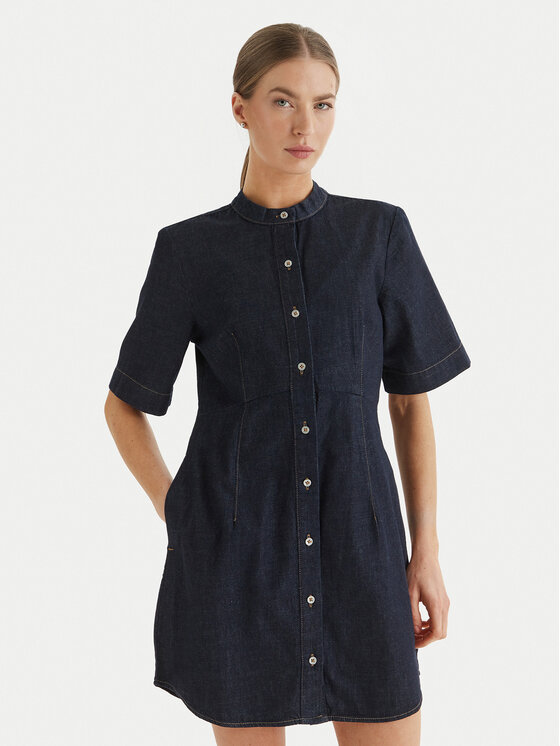 Calvin Klein Jeans Calvin Klein Jeans Džinsinė suknelė LV047F797G Tamsiai mėlyna Regular Fit