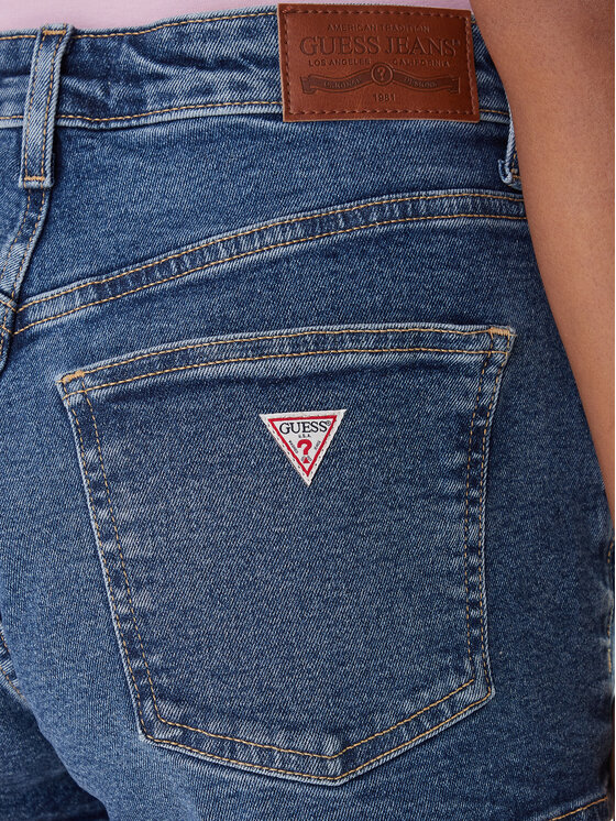 Guess Jeans Guess Jeans Džínsové šortky W5YD0Y D5R11 Modrá Regular Fit