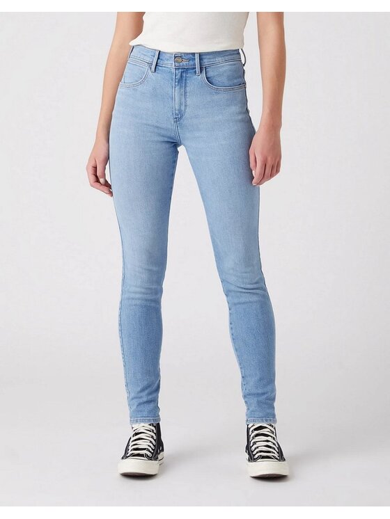 Jeansy, rozmiar W29/L30, Niebieskie, SKINNY HIGH