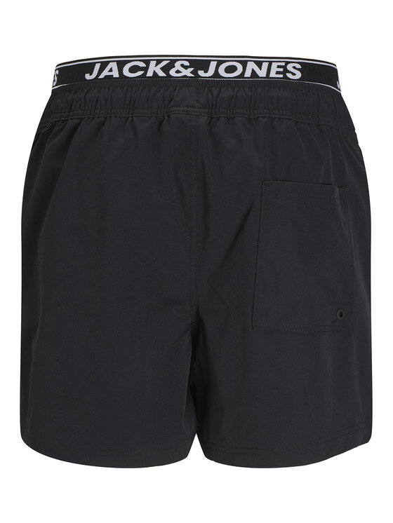 Jack & Jones Jack & Jones Szorty kąpielowe Maui 12272949 Czarny Regular Fit