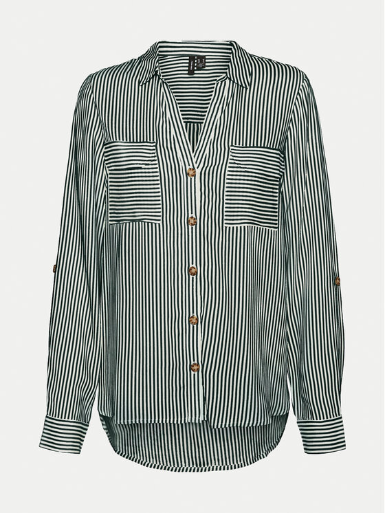 Vero Moda Vero Moda Marškiniai Bumpy 10275283 Žalia Regular Fit