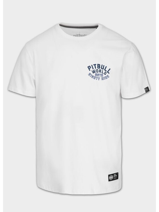 PITBULL PITBULL T-Shirt GUARDIAN ANGEL Biały Regular Fit