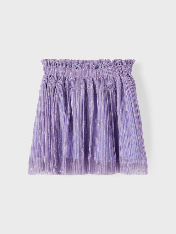 NAME IT Fustă plisată 13205919 Violet Regular Fit