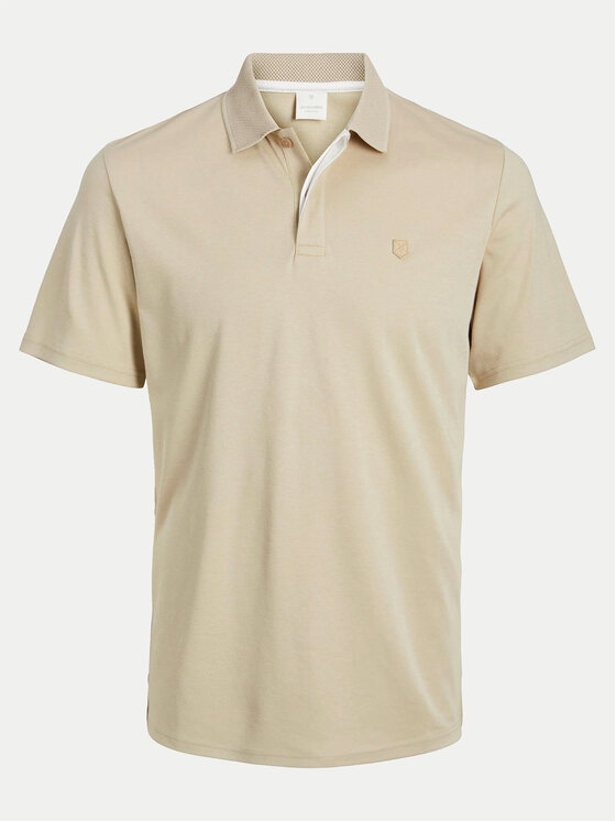 Jack&Jones Jack&Jones Polo marškinėliai Crodney 12251180 Smėlio Regular Fit