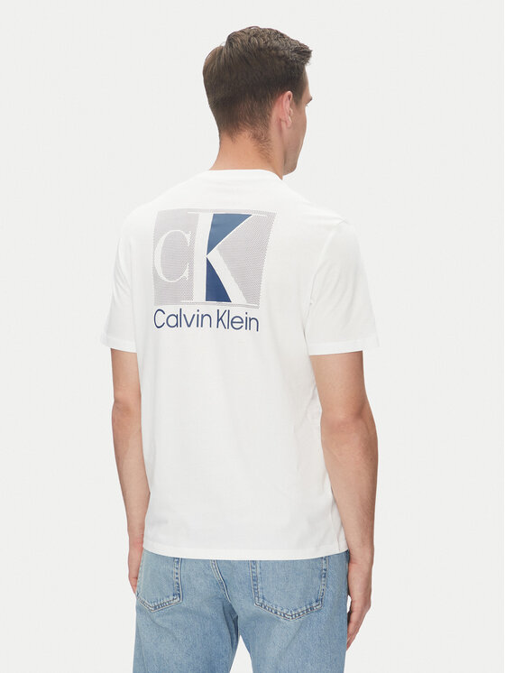 Calvin Klein Calvin Klein Tričko LV04RC853G Biela Regular Fit