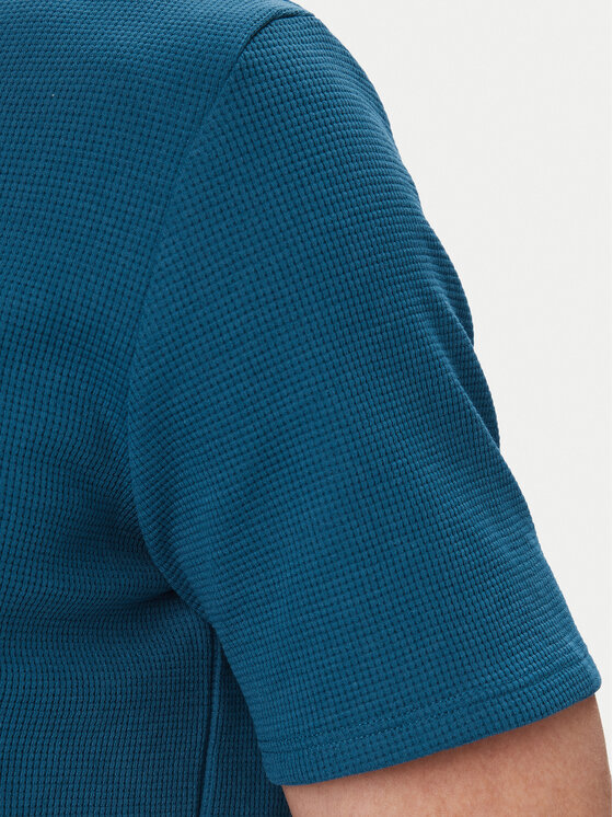 BOSS BOSS T-särk Waffle 50535892 Sinine Regular Fit