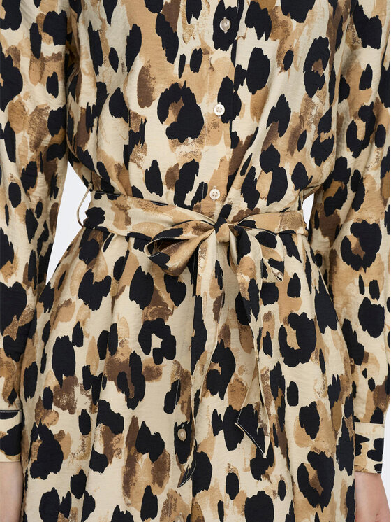 JDY JDY Srajčna obleka 15300396 Bež Regular Fit