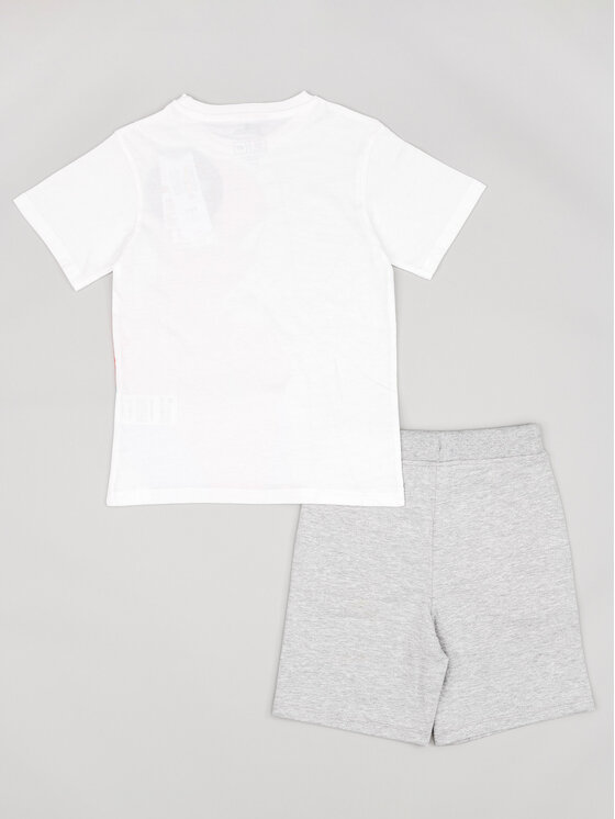 Zippy Zippy Set T-Shirt und Shorts Spider-Man ZKBAP0602 23002 Weiß Regular Fit