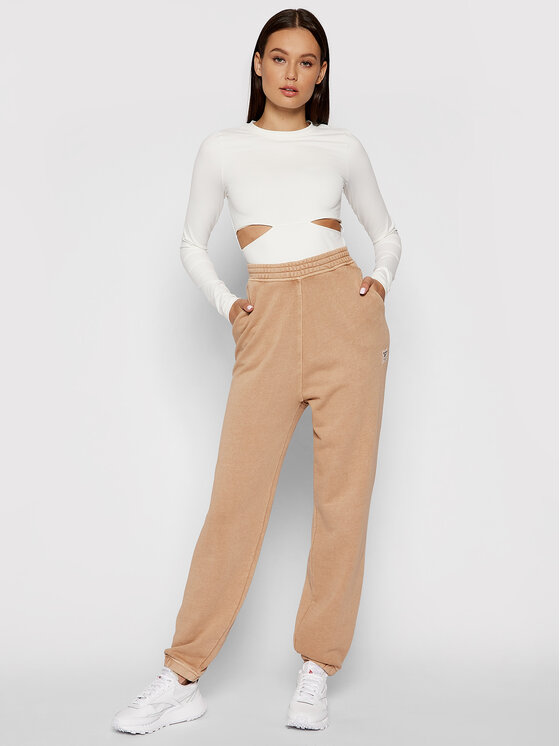 Reebok Pantaloni da tuta Classics Natural Dye H09016 Marrone Oversize Modivo