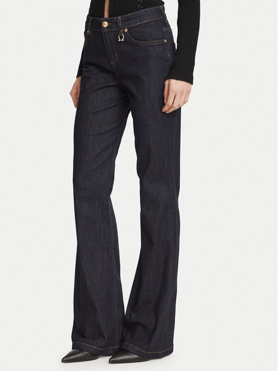 Just Cavalli Just Cavalli Teksad 81PAB5F4 CDWFR Tumesinine Flare Fit