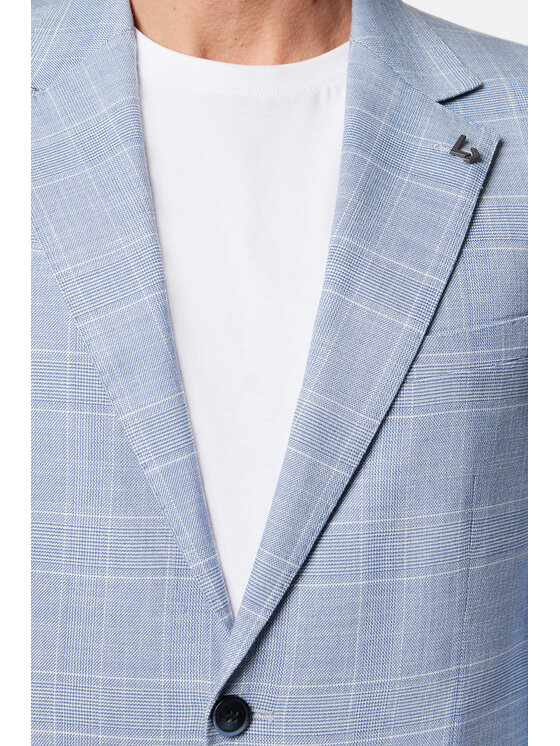 Lancerto Lancerto Marynarka Altoona MA131124000020 Niebieski Slim Fit