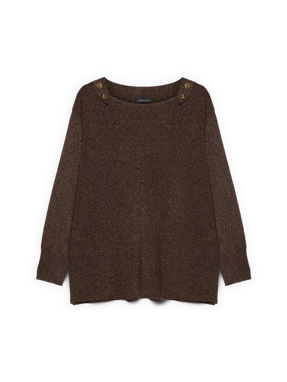 Fiorella Rubino Fiorella Rubino Maglione M761L008146N018 Marrone Regular Fit