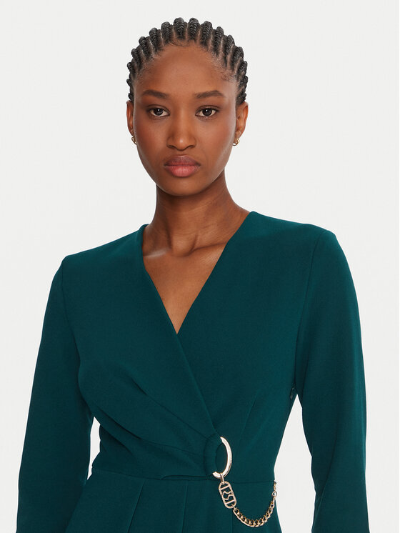 Rinascimento Rinascimento Coctailkleid CFC0020071002 Grün Regular Fit